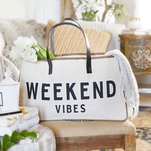 Canvas Tote - Weekend Vibes